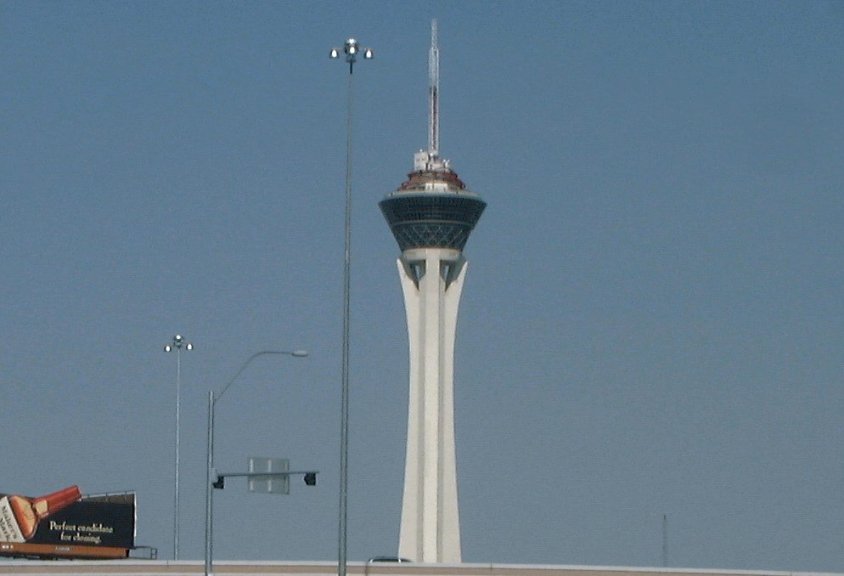 stratosphere roller coaster. the High Roller and the