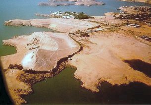 Aerial view of Abu Simbel