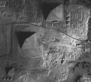 Aerial view of Giza