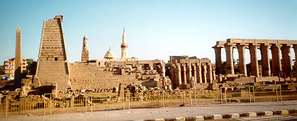 The temple of Amun at Luxor