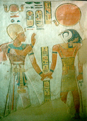 Ramesses III and Re-Harakhty