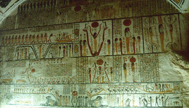 Burial chamber of Ramesses VI