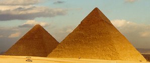 Pyramids of Khufu and Khafra