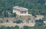 The Theseion as seen from the Acropolis