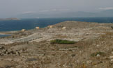 View from Mt. Kynthos to the S-SW