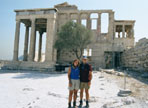 Western facade of the Erechtheum