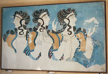 Ladies in Blue Fresco