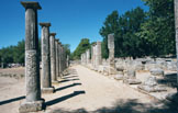 The east side of the Palaestra