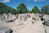 The cella of the Temple of Zeus