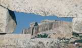 The Acropolis as seen through the Olympeion