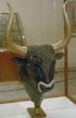 Bull head rhyton