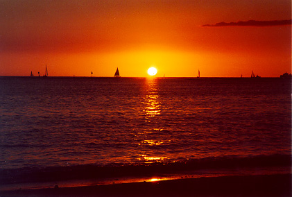 Sunset on Waikiki