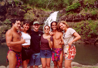 The divers at Waimea