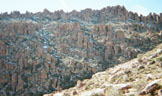 Snow on the spires